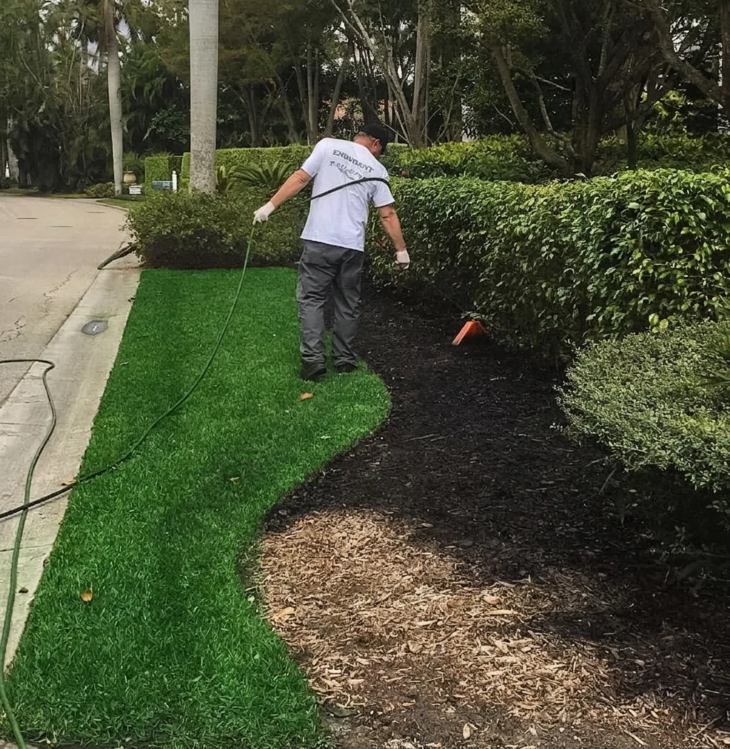 Vibrant mulch color after Endurant treatment